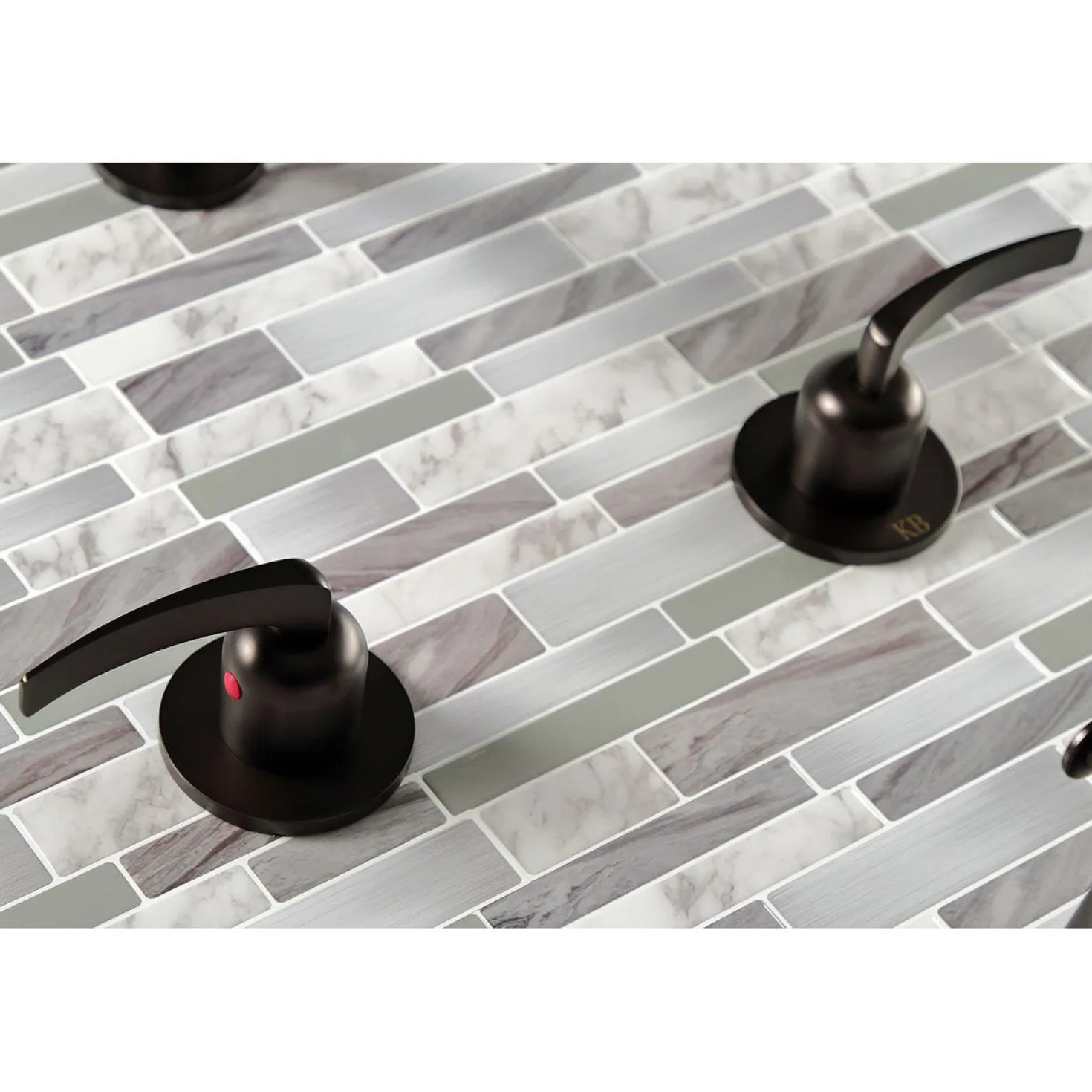 Kingston Brass Centurion Two-Handle Tub and Shower Faucet