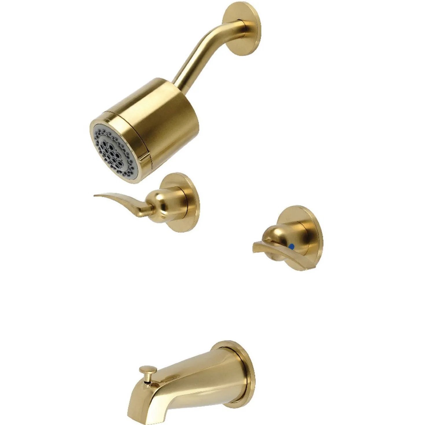 Kingston Brass Centurion Two-Handle Tub and Shower Faucet