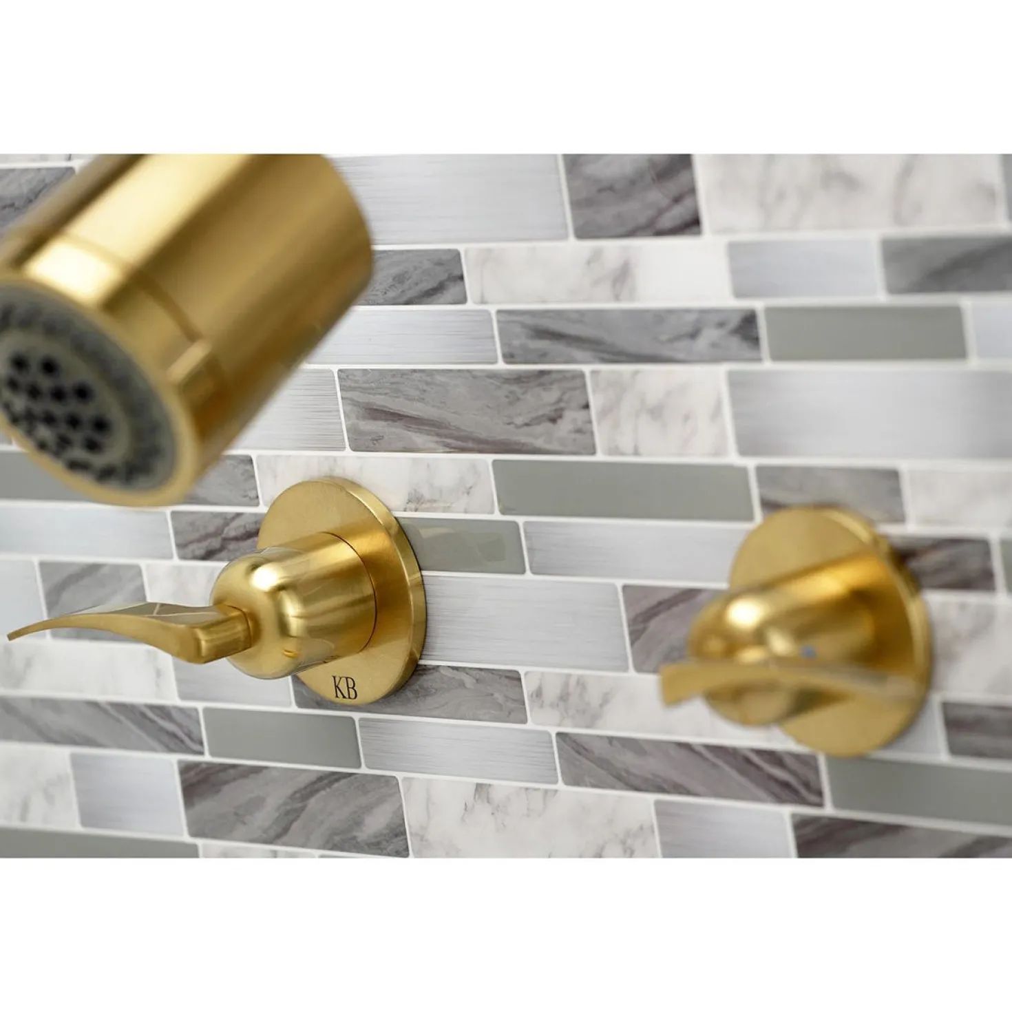 Kingston Brass Centurion Two-Handle Tub and Shower Faucet