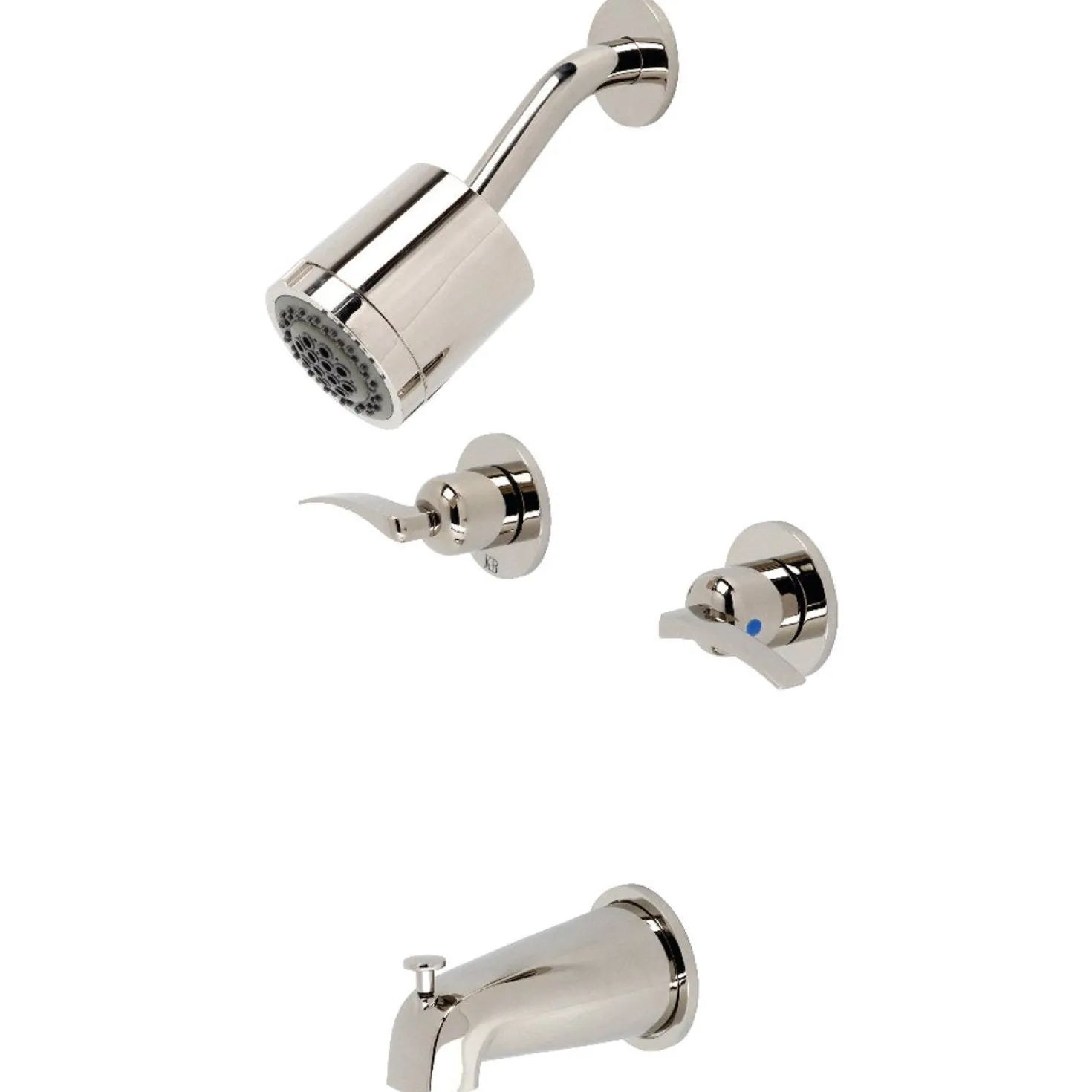 Kingston Brass Centurion Two-Handle Tub and Shower Faucet