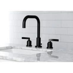 Kingston Brass Centurion Widespread Bathroom Faucet with Brass Pop-Up