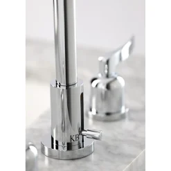 Kingston Brass Centurion Widespread Bathroom Faucet with Brass Pop-Up