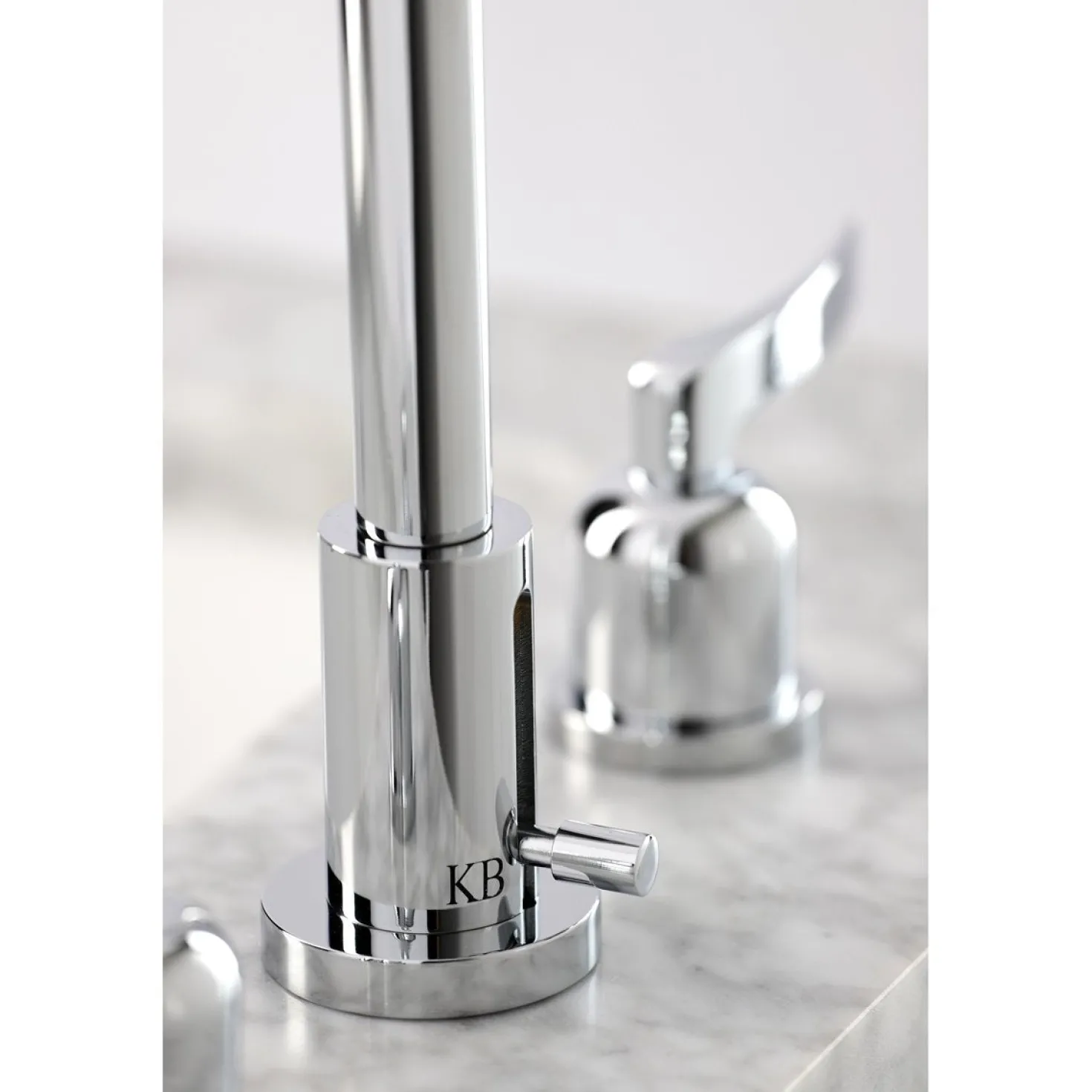 Kingston Brass Centurion Widespread Bathroom Faucet with Brass Pop-Up