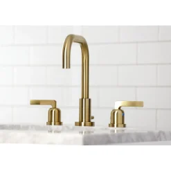 Kingston Brass Centurion Widespread Bathroom Faucet with Brass Pop-Up
