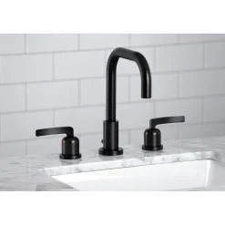 Kingston Brass Centurion Widespread Bathroom Faucet with Brass Pop-Up