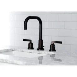 Kingston Brass Centurion Widespread Bathroom Faucet with Brass Pop-Up