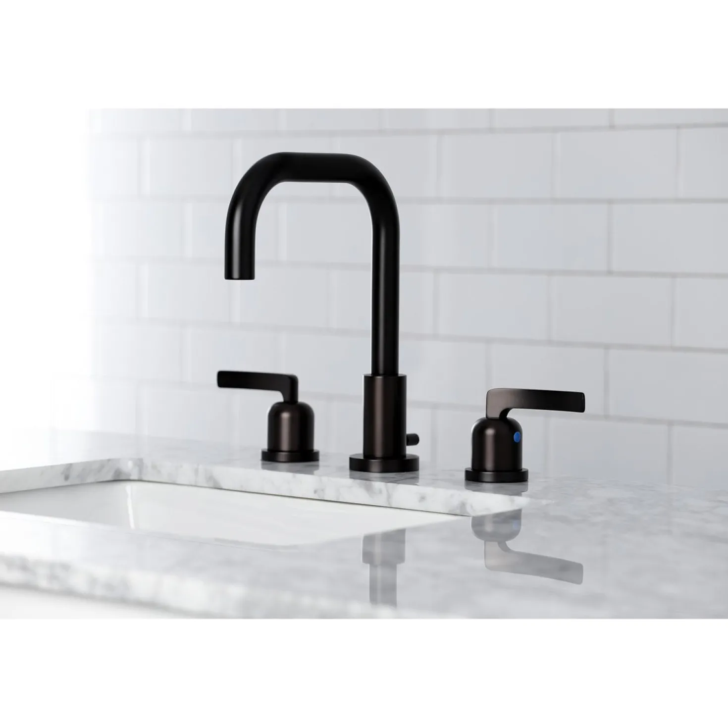 Kingston Brass Centurion Widespread Bathroom Faucet with Brass Pop-Up