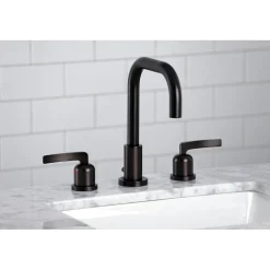 Kingston Brass Centurion Widespread Bathroom Faucet with Brass Pop-Up