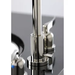 Kingston Brass Centurion Widespread Bathroom Faucet with Brass Pop-Up