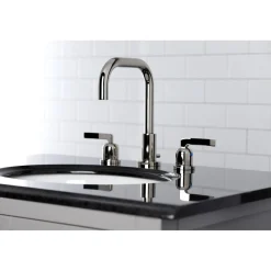 Kingston Brass Centurion Widespread Bathroom Faucet with Brass Pop-Up