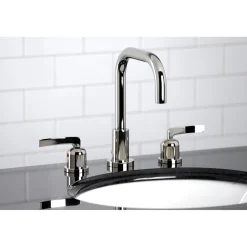 Kingston Brass Centurion Widespread Bathroom Faucet with Brass Pop-Up