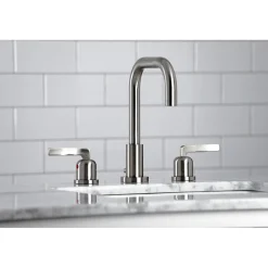 Kingston Brass Centurion Widespread Bathroom Faucet with Brass Pop-Up
