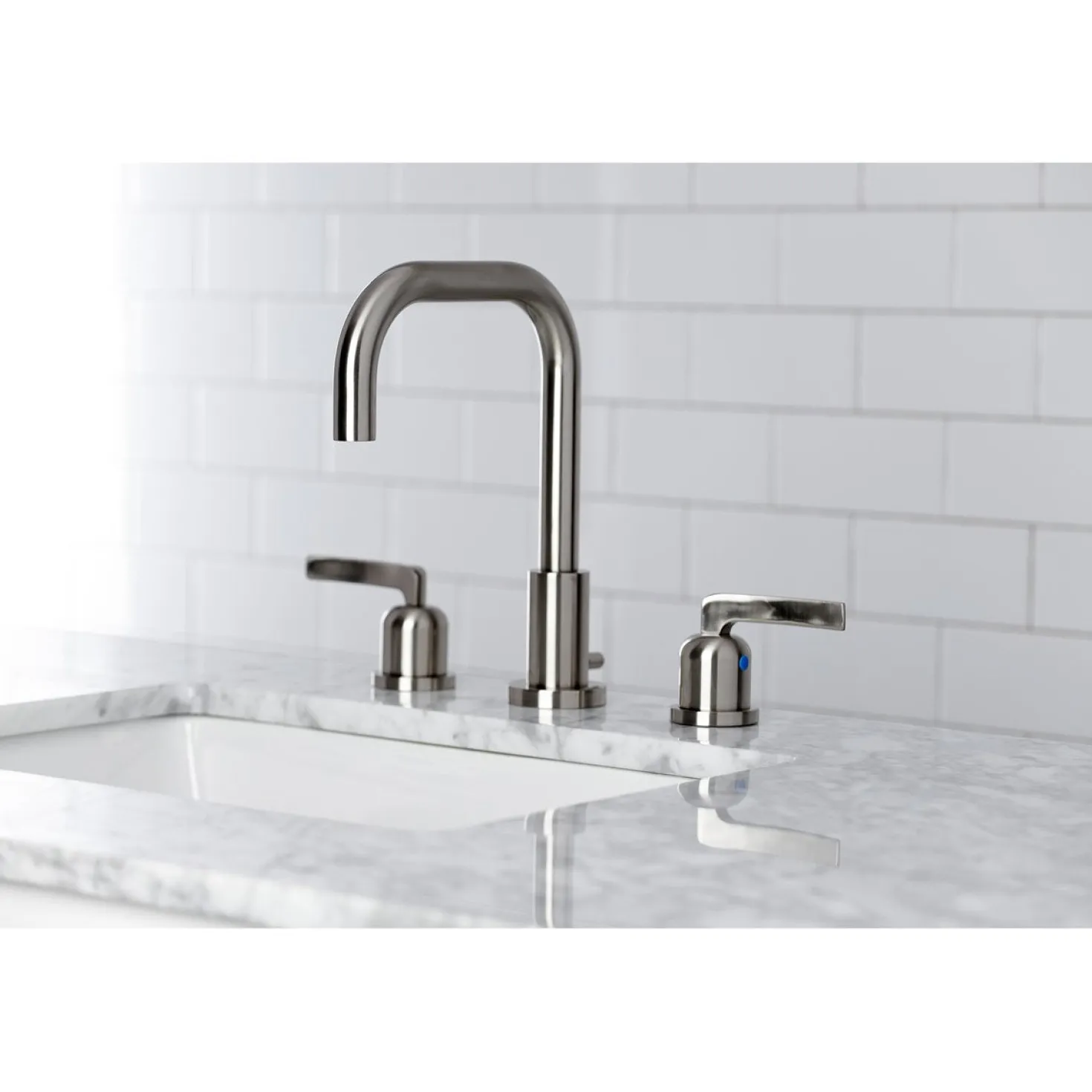 Kingston Brass Centurion Widespread Bathroom Faucet with Brass Pop-Up