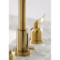 Kingston Brass Centurion Widespread Bathroom Faucet with Brass Pop-Up