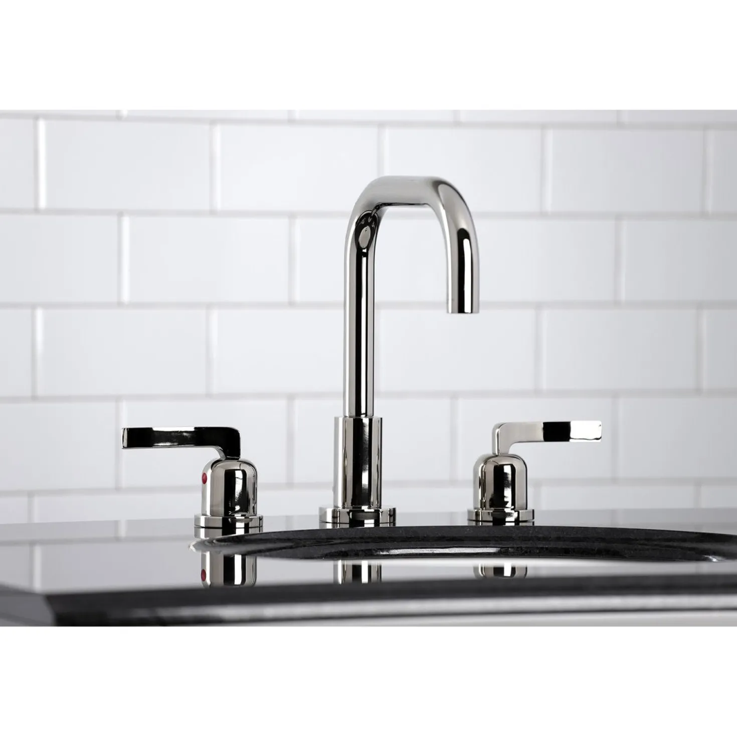 Kingston Brass Centurion Widespread Bathroom Faucet with Brass Pop-Up