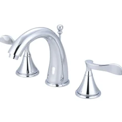 Kingston Brass Century Two Handle 8" to 16" Widespread Lavatory Faucet with Brass Pop-up