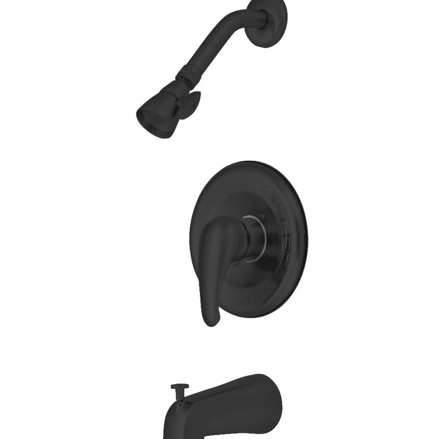 Kingston Brass Chatham Single Lever Handle Tub and Shower Faucet