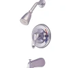Kingston Brass Chatham Single Handle Polished Chrome Tub and Shower Faucet