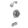 Kingston Brass Chatham Single Handle Tub and Shower Faucet