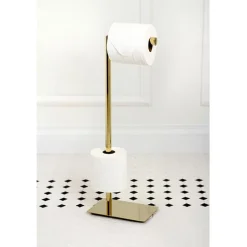 Kingston Brass Claremont Freestanding Toilet Paper Stand