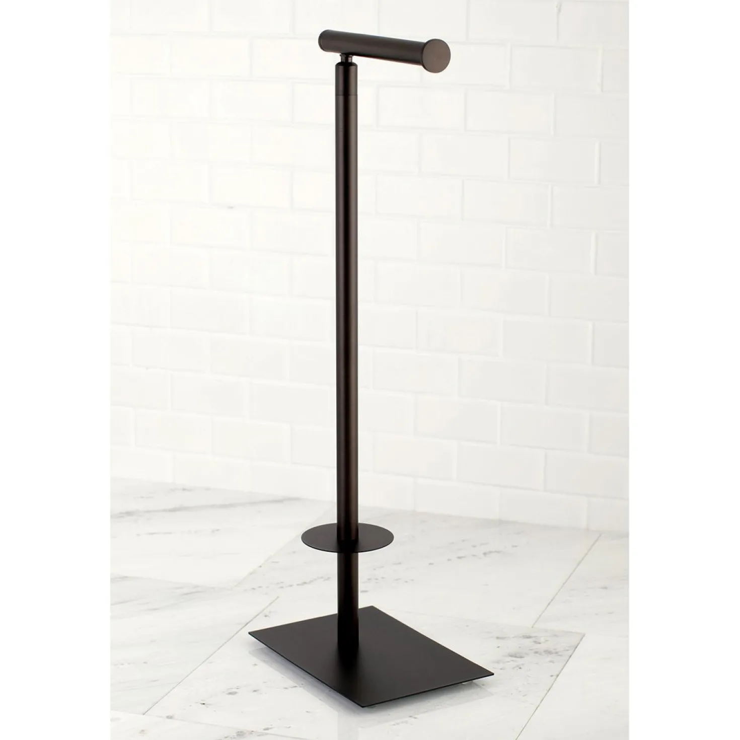 Kingston Brass Claremont Freestanding Toilet Paper Stand