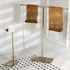 Kingston Brass Claremont Freestanding Toilet Paper Stand