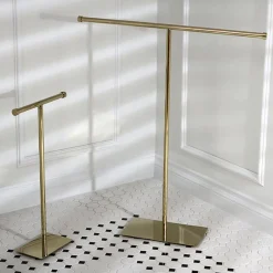 Kingston Brass Claremont Freestanding Double Toilet Paper Stand