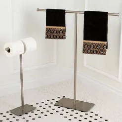 Kingston Brass Claremont Freestanding Double Toilet Paper Stand