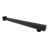 Kingston Brass Claremont 15-3/4-Inch Raindrop Shower Arm with Flange