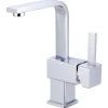 Kingston Brass Claremont Single Handle Mono Deck Lavatory Faucet with Push-up Drain