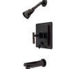 Kingston Brass Claremont Single Handle Tub and Shower Faucet