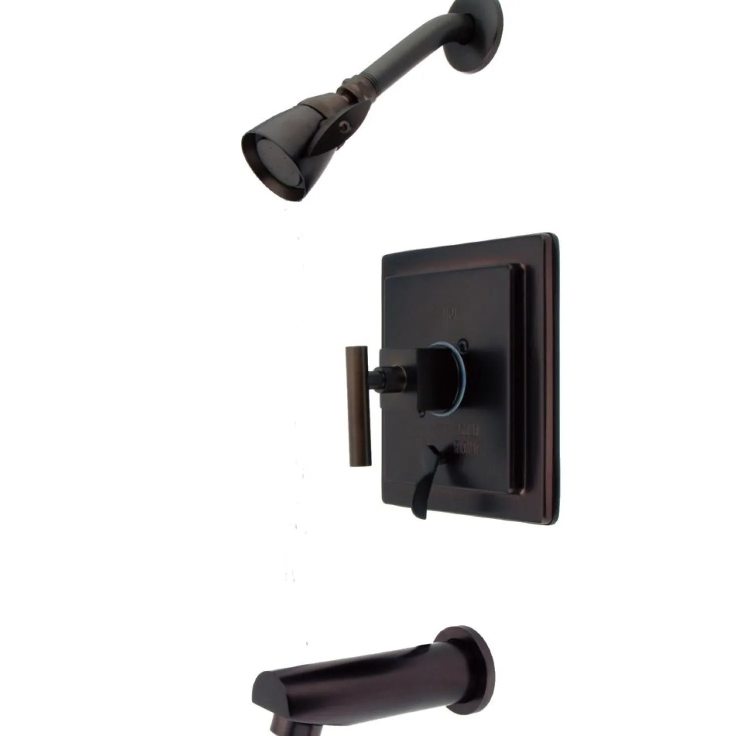 Kingston Brass Claremont Single Handle Tub and Shower Faucet