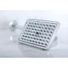 Kingston Brass Claremont 6" x 4" Square Shower Head with 12" Shower Arm in Polished Chrome
