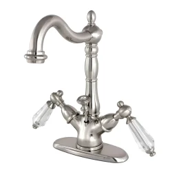 Kingston Brass Classic 4" Centerset Lavatory Faucet with Brass Pop-up