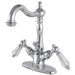 Kingston Brass Classic 4" Centerset Lavatory Faucet with Brass Pop-up