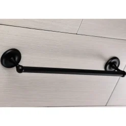 Kingston Brass Classic 18-Inch Towel Bar in Matte Black