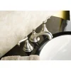 Kingston Brass Classic Royale 8" to 16" Widespread Two Handle Lavatory Faucet with Brass Pop-up
