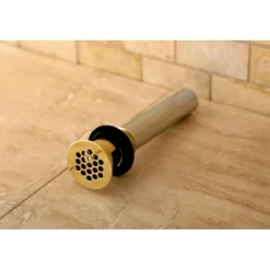 Kingston Brass Classic Solid Grid Drain with Overflow