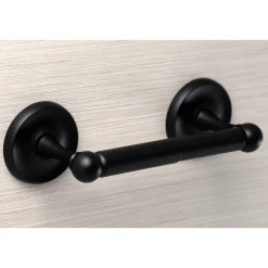 Kingston Brass Classic Toilet Paper Holder in Matte Black