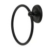 Kingston Brass Classic Towel Ring in Matte Black