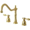 Kingston Brass Classic Tudor 8" Center Kitchen Faucet without Sprayer