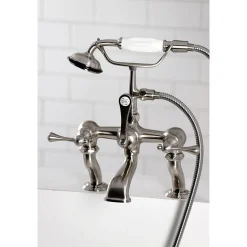 Kingston Brass Clawfoot Tub Faucet with Hand Shower