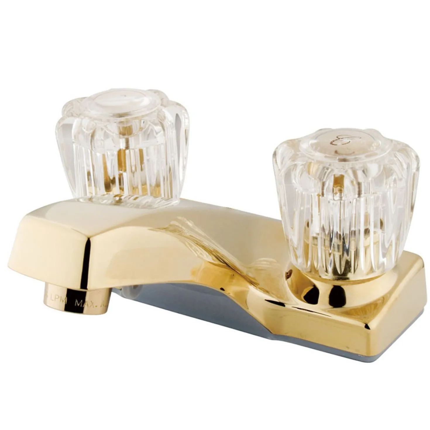 Kingston Brass Columbia Two Handle 4" Centerset Lavatory Faucet in Polished Brass