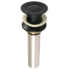 Kingston Brass Complement Push-Up Drain with Overflow