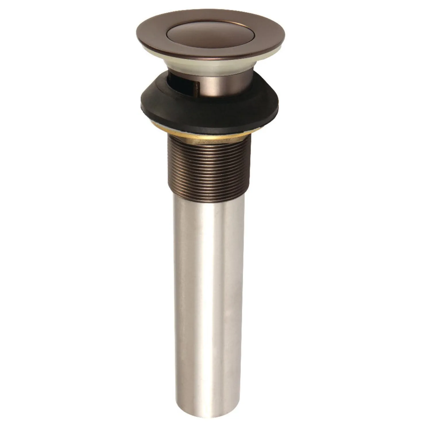Kingston Brass Complement Push-Up Drain with Overflow