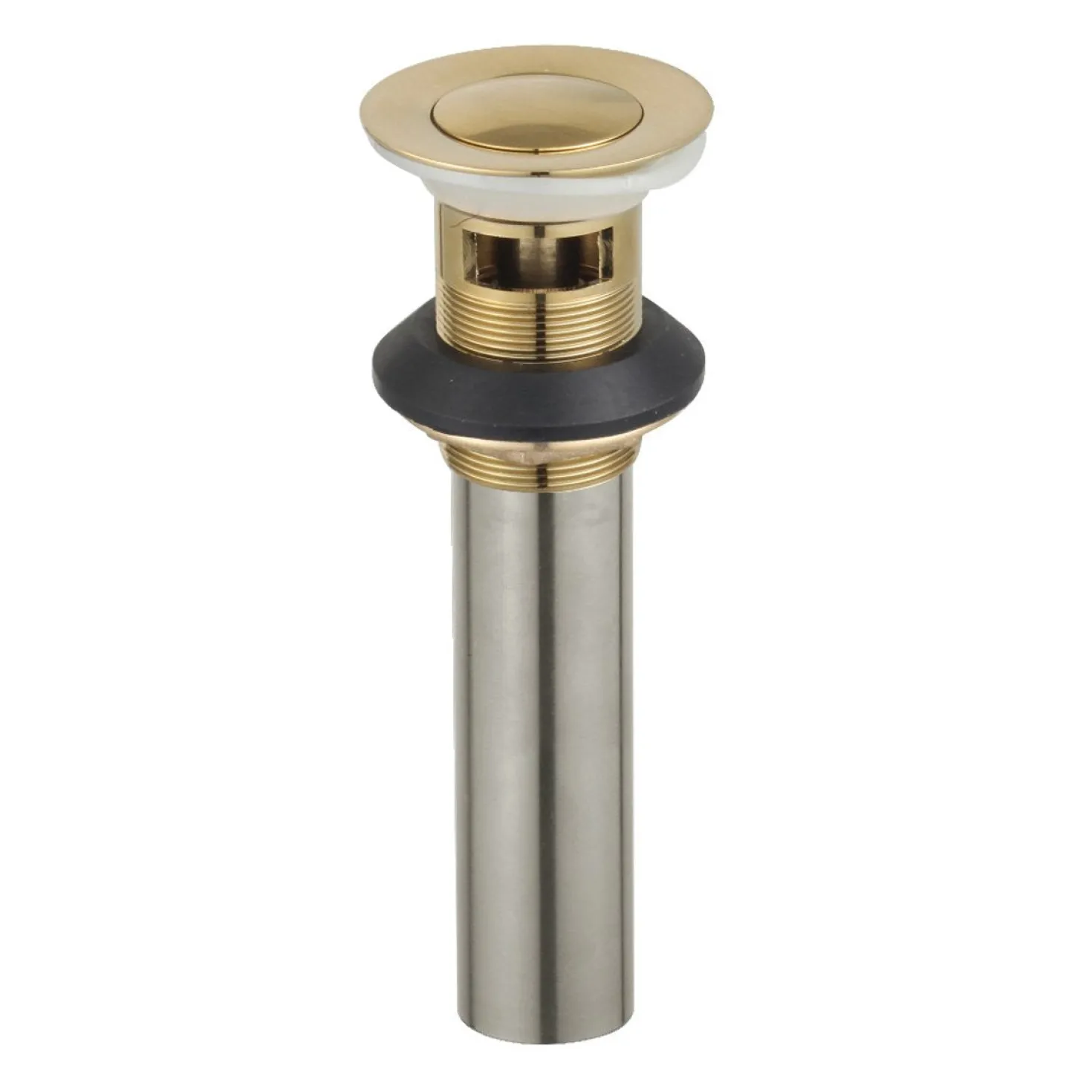 Kingston Brass Complement Push-Up Drain with Overflow