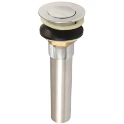 Kingston Brass Complement Push-Up Drain with Overflow