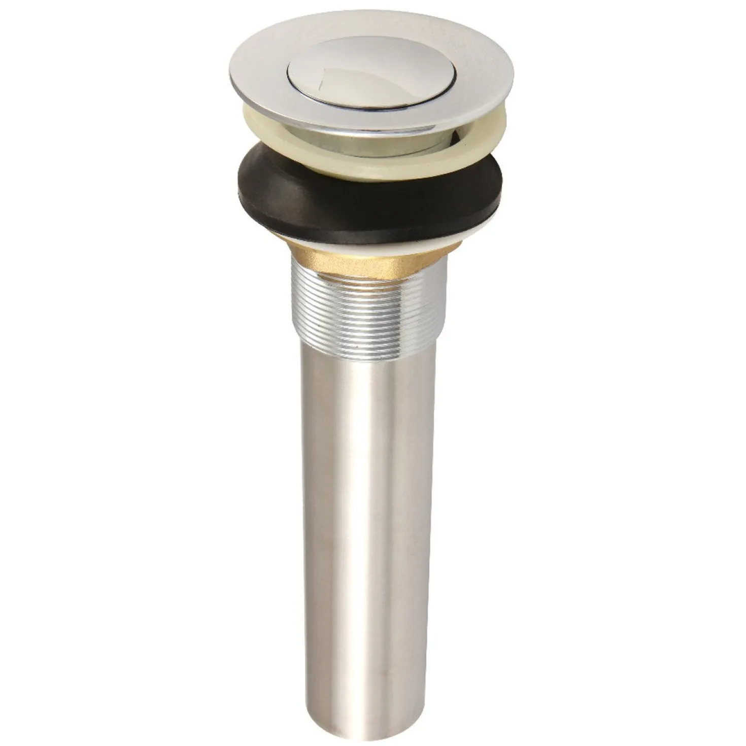 Kingston Brass Complement Push-Up Drain with Overflow