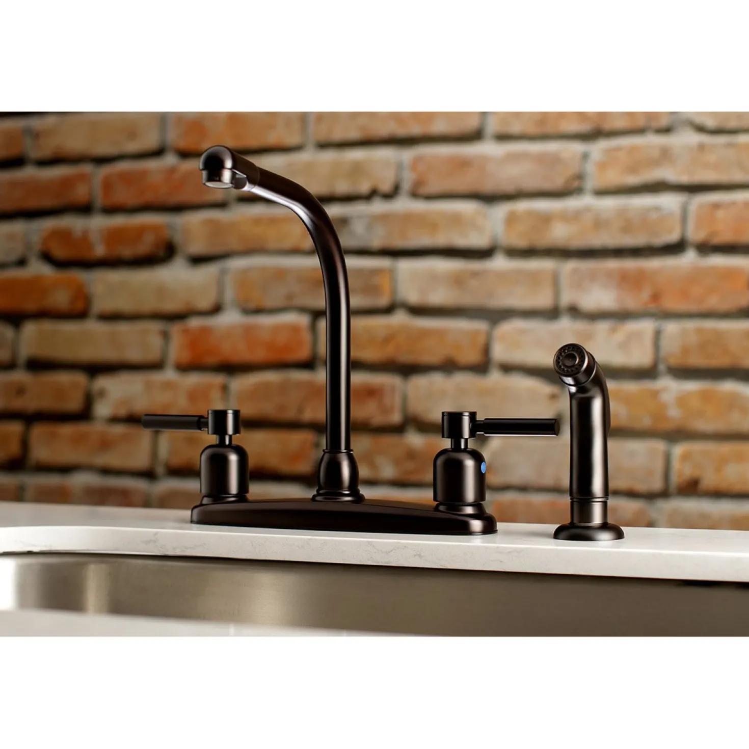 Kingston Brass Concord Centerset Kitchen Faucet