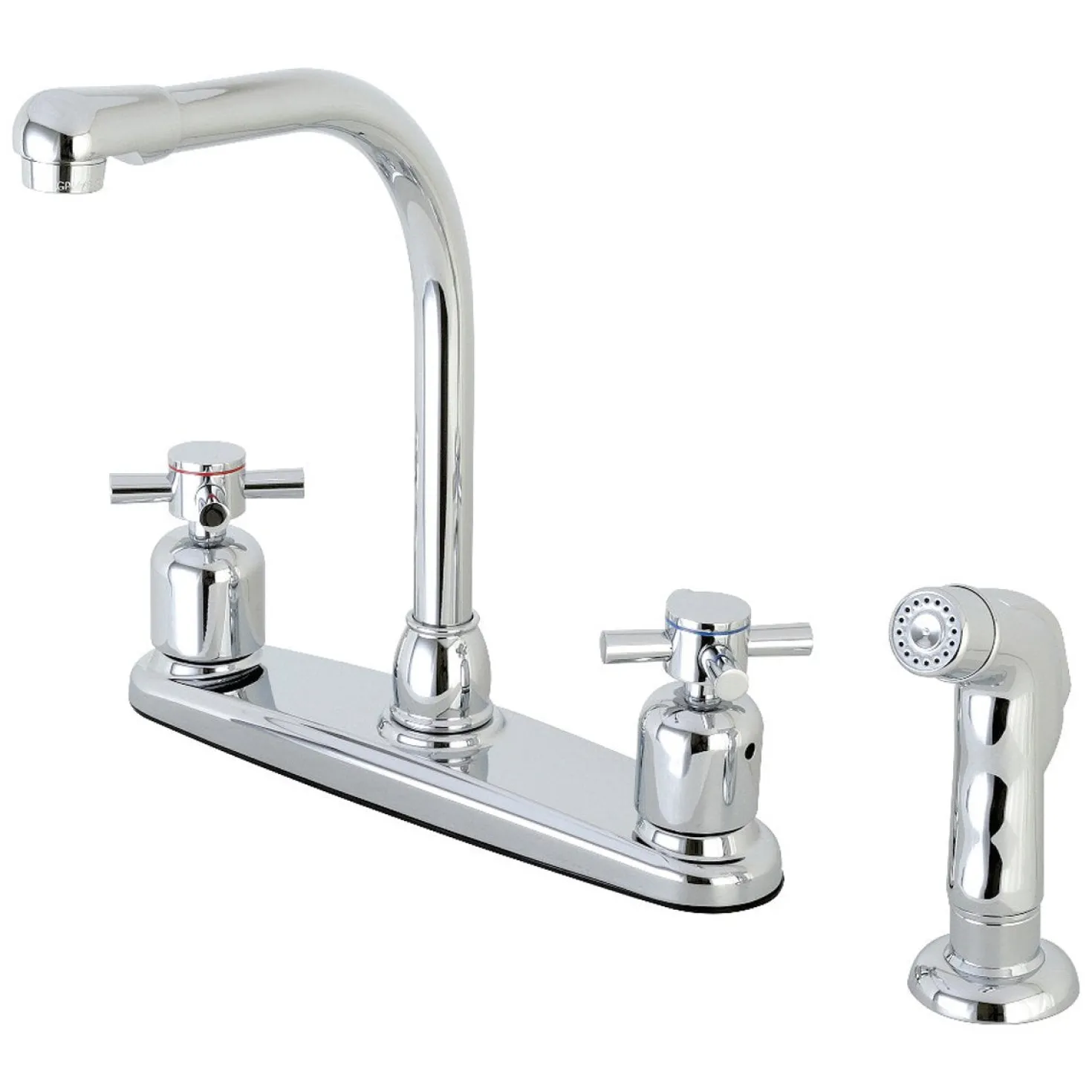 Kingston Brass Concord Centerset 4-Hole Kitchen Faucet